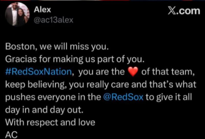 Alex Cora dice adiós a Boston tras ser despedido de los Red Sox
