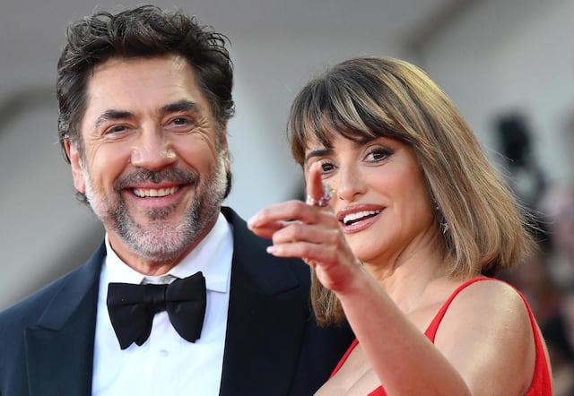 Penélope Cruz y Javier Bardem brillan en la alfombra roja del Festival de Venecia