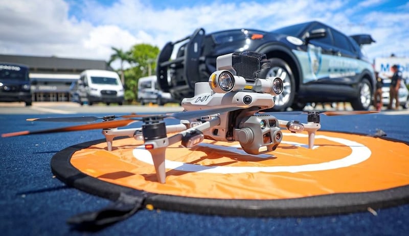 Entregan nuevas unidades especializadas y tecnología aérea avanzada para la Policía Municipal de San Juan