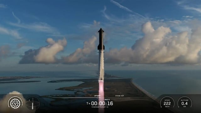 Starship completa con éxito su primer vuelo orbital y ameriza en el Pacífico