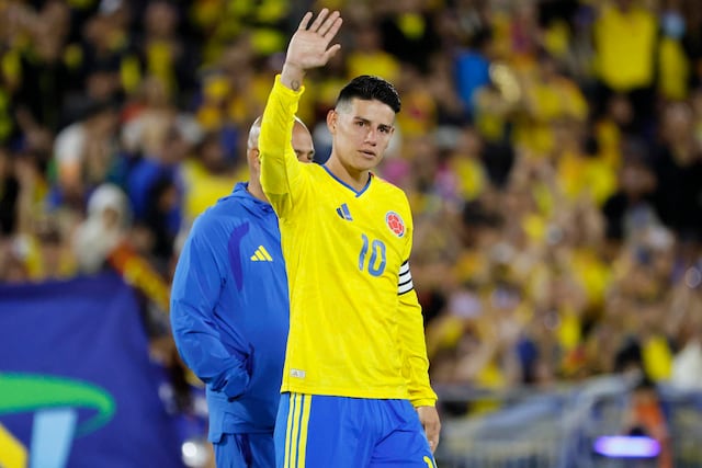 James Rodríguez anuncia su retiro de la selección de Colombia