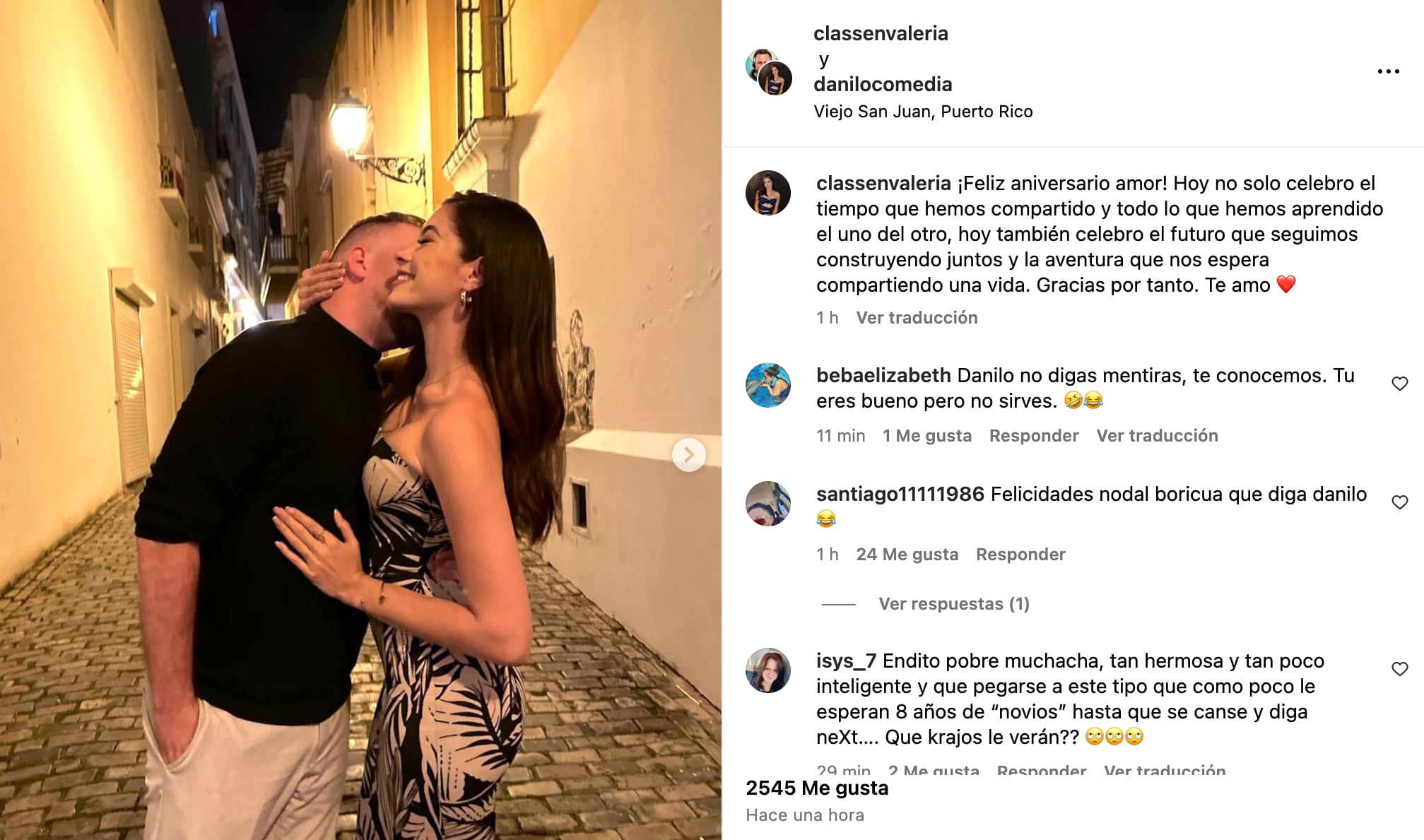 De aniversario Danilo Beauchamp y su novia – Metro Puerto Rico