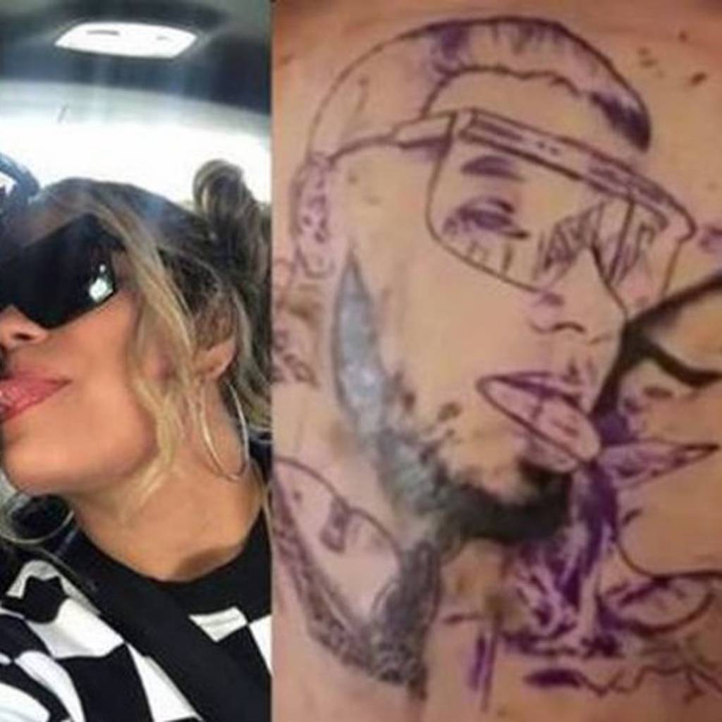 Anuel AA cubre el tatuaje de Karol G que tenía en la espalda – Metro Puerto  Rico
