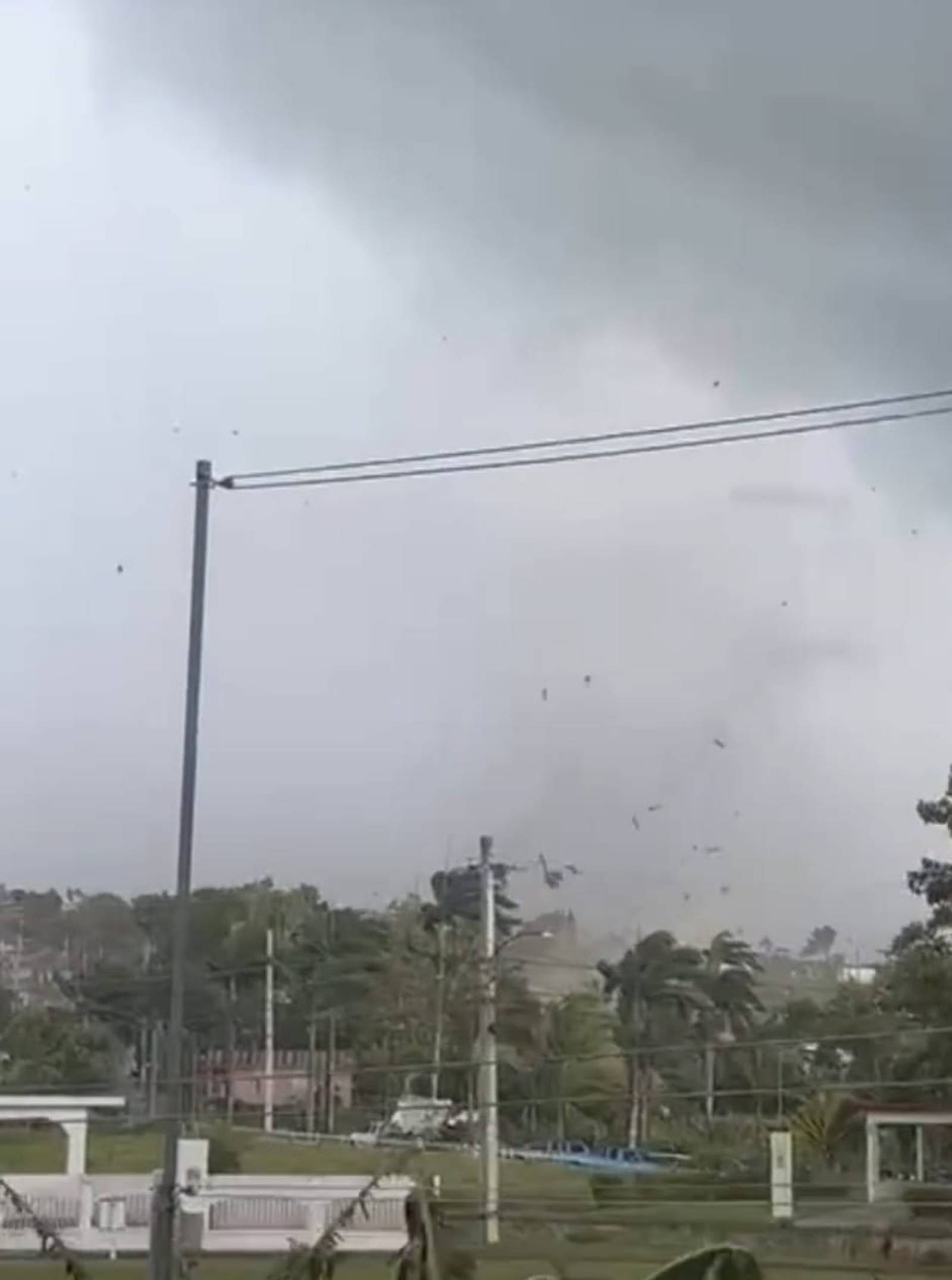 Se registra tornado en Aguada Metro Puerto Rico
