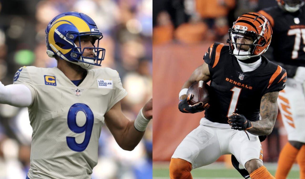 Super Bowl: estos son los uniformes que usarán los Rams, Bengals