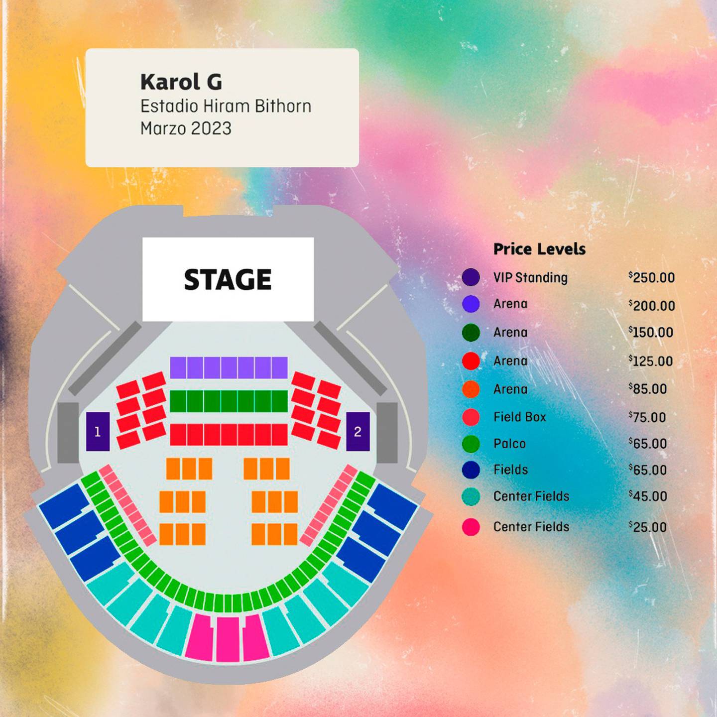 Estos son los precios de los boletos para el concierto de Karol G en el