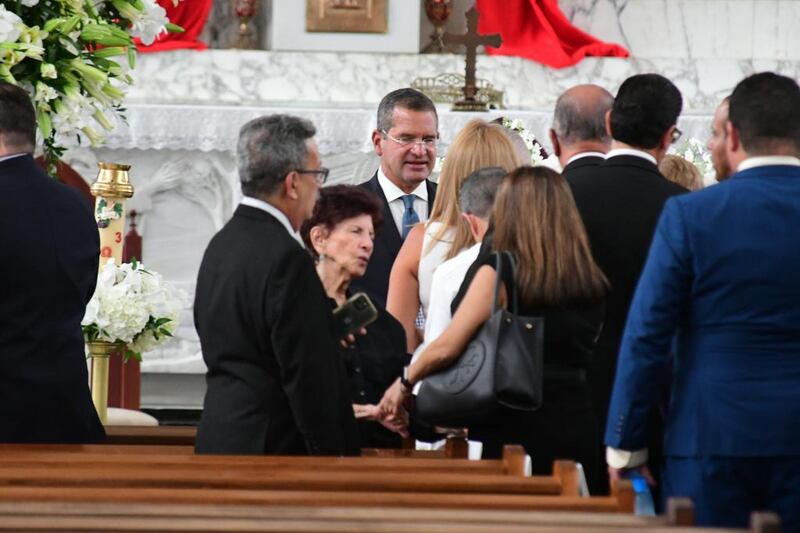 Velatorio del padre del gobernador, Pedro Pierluisi