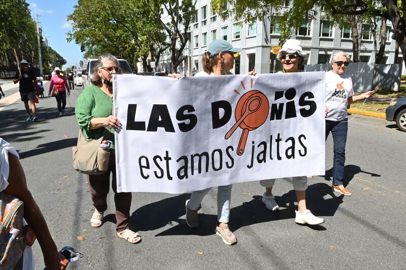 Protesta Reestructuración deuda AEE. Frente al tribunal Federal