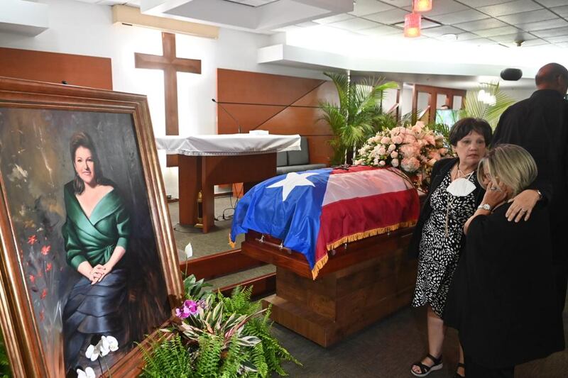 Funeral de Luisa 'Piti' Gándara