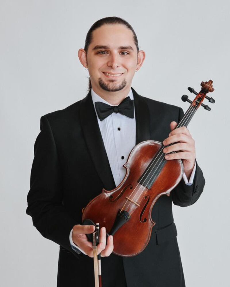 Violinista Francisco Jiménez.