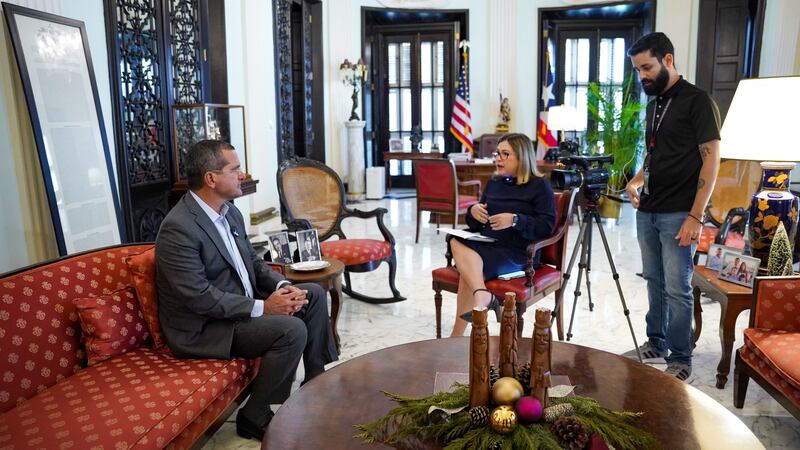 El gobernador, Pedro Pierluisi en su primera entrevista presencial a profundidad con el periódico Metro Puerto Rico.