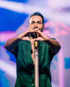 Romeo Santos alcanza marca con nueve conciertos en Moviestar Arena de Chile.