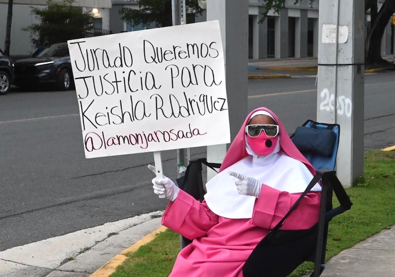 En el Tribunal Federal Distrito de Puerto Rico se encontraba la familia del púgil y de Keishla Rodríguez.