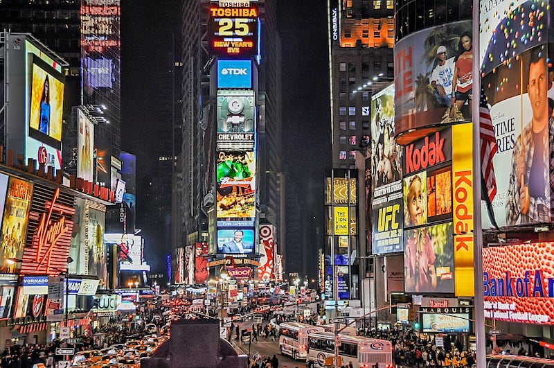 Times Square en Nueva York.