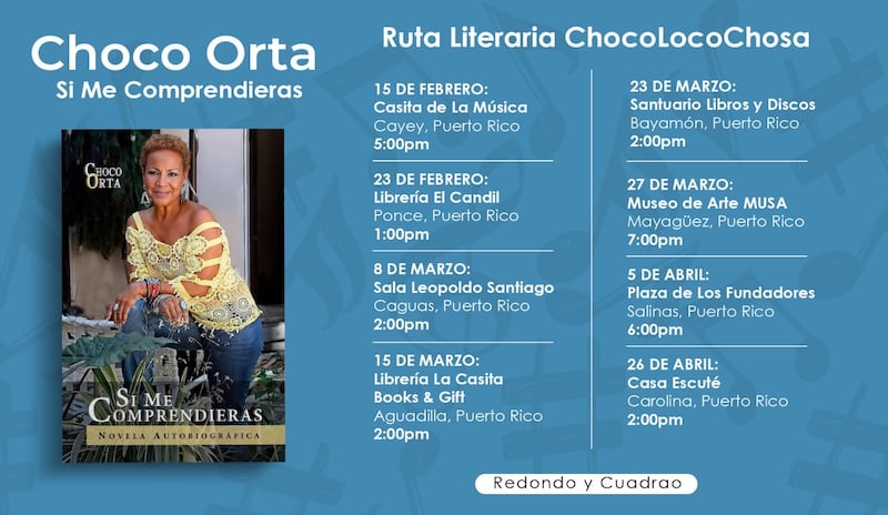 Choco Orta presenta su primera novela autobiográfica