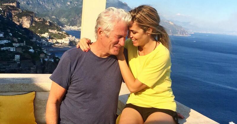 Richard Gere y su esposa