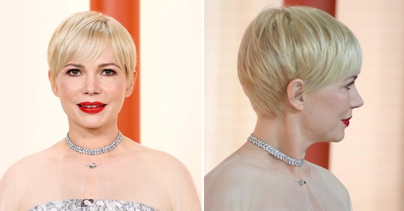 corte de pelo pixie cropped que lleva Michelle Williams