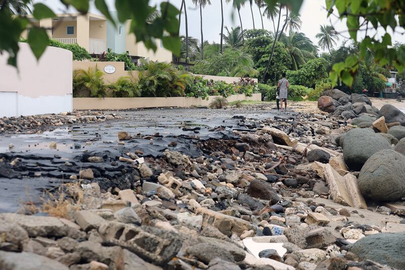 El pueblo de Loíza es uno de los más afectados por la erosión costera y el aumento en el nivel del mar.
Foto por José “Pipo” Reyes | Centro de Periodismo Investigativo