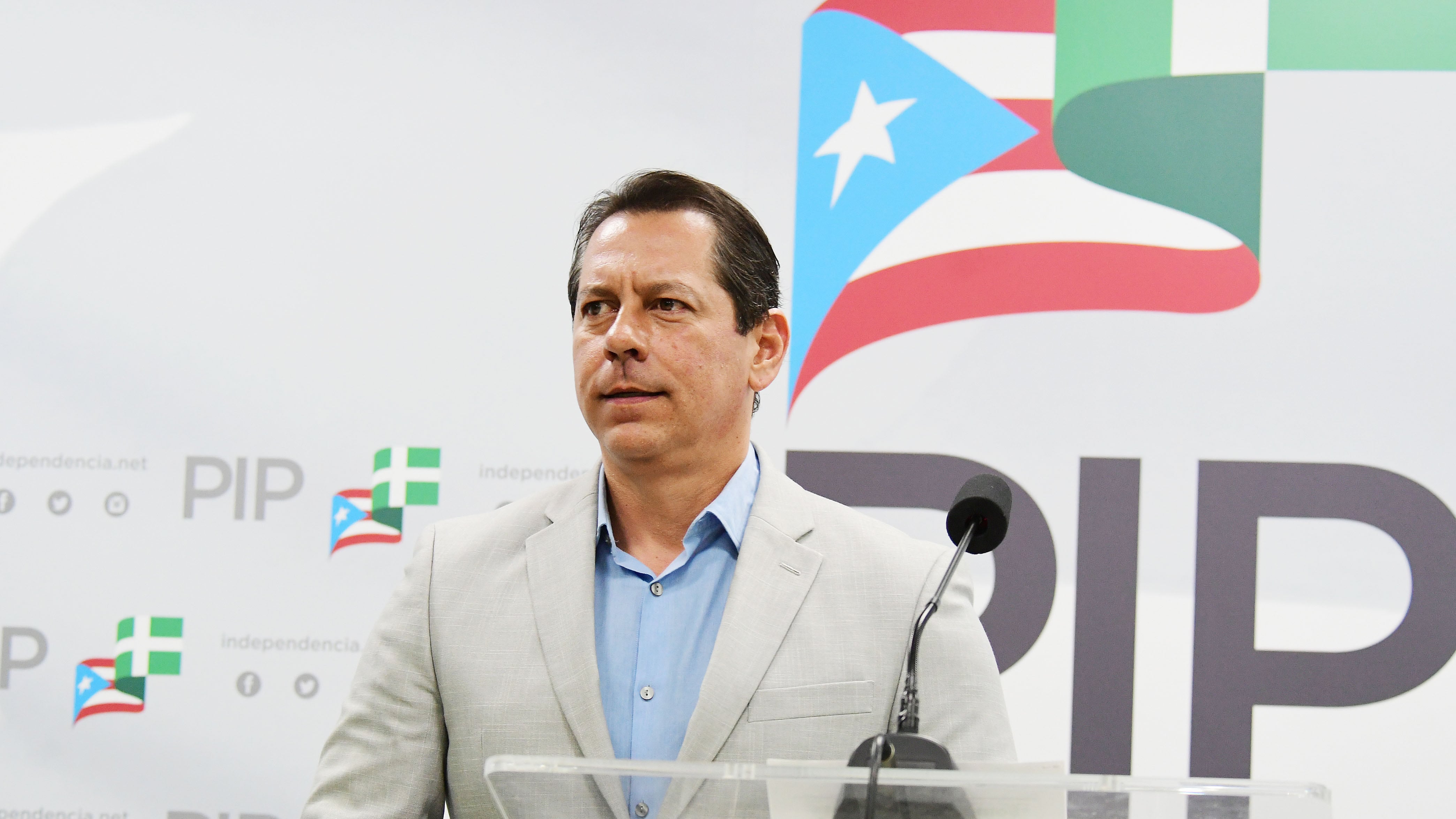 Juan Dalmau, candidato a la gobernación por el PIP.