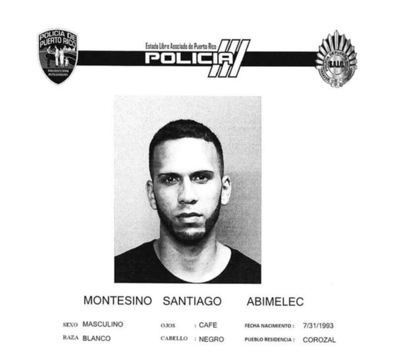 Abimelec Montesino contaba con expediente criminal.