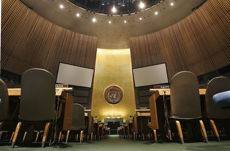 Salón de la Asamblea General de la ONU