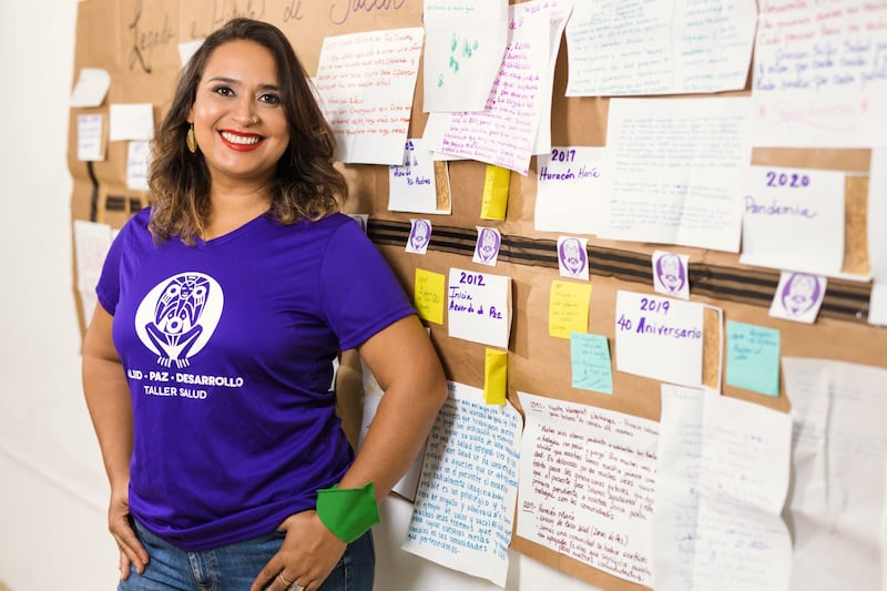 La directora asociada de Taller Salud, Lourdes Inoa Montenegro.