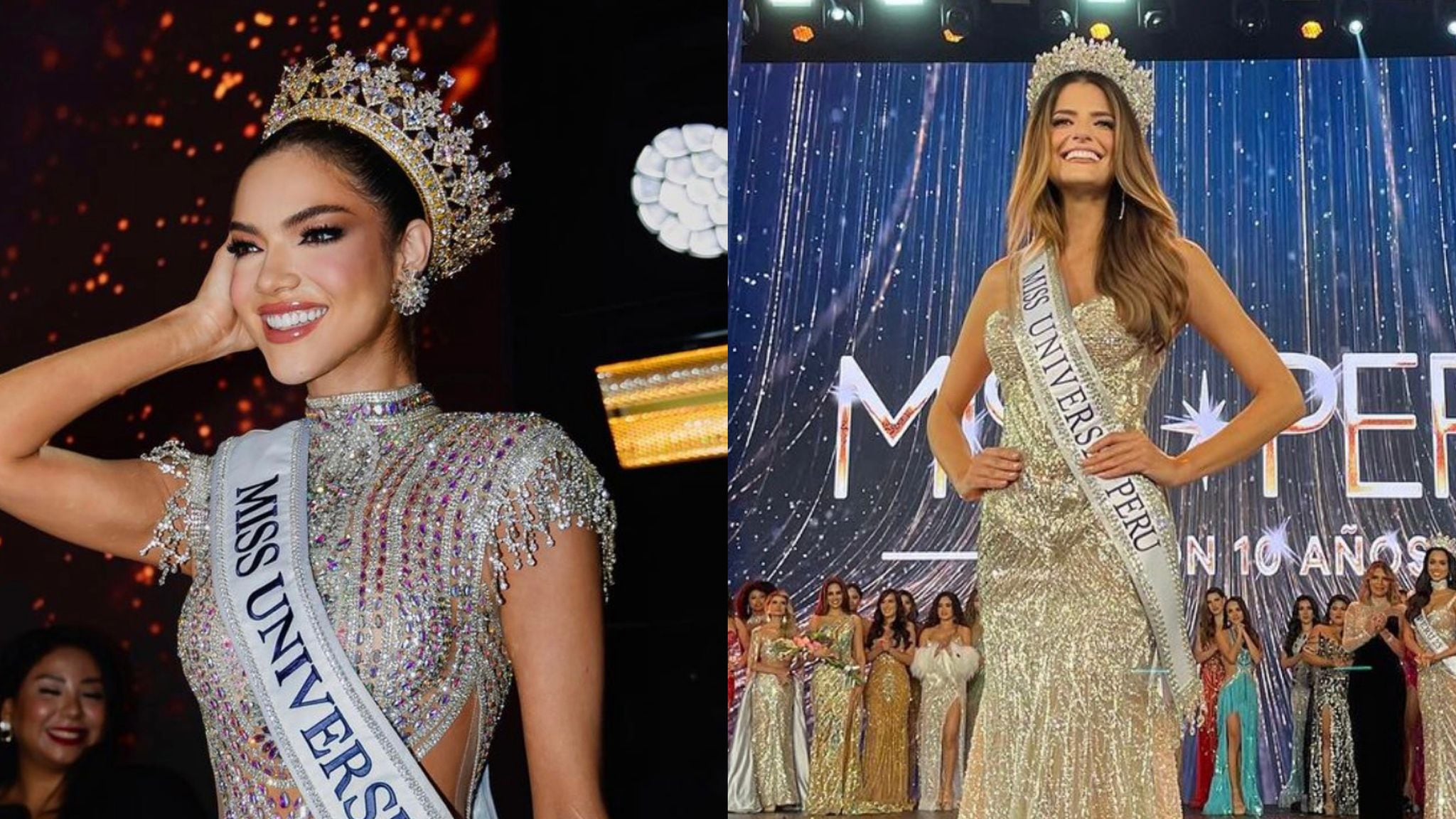Mara Topic Verduga y Tatiana Calmell rumbo a Miss Universo 2024.