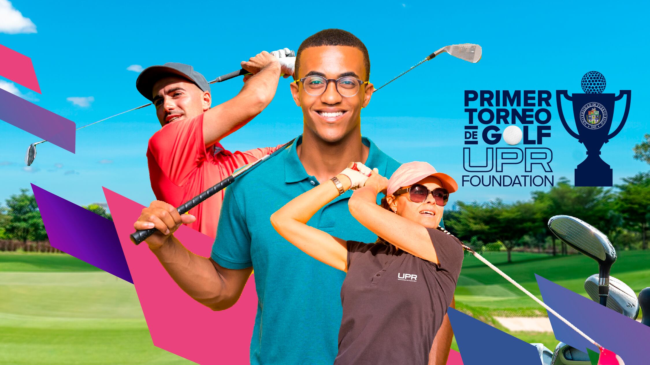 UPR celebra su primer torneo de golf pro-fondos becas estudiantes.