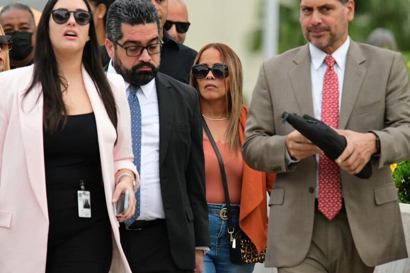 En el Tribunal Federal Distrito de Puerto Rico se encontraba la familia del púgil y de Keishla Rodríguez.