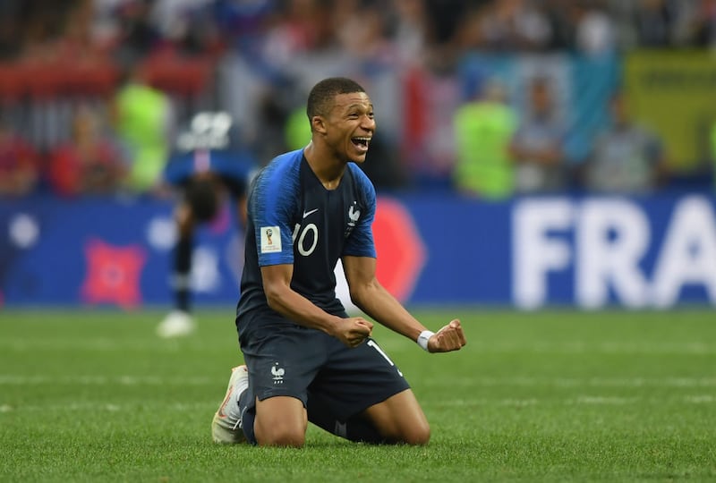 Mbappé fue el segundo jugador más joven en ser campeón del Mundo en Rusia 2018, detrás de Pelé (17 años)