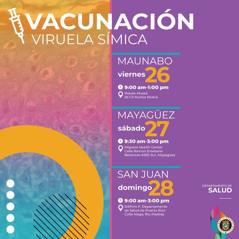 Salud hace llamado urgente a la vacunación contra la viruela símica