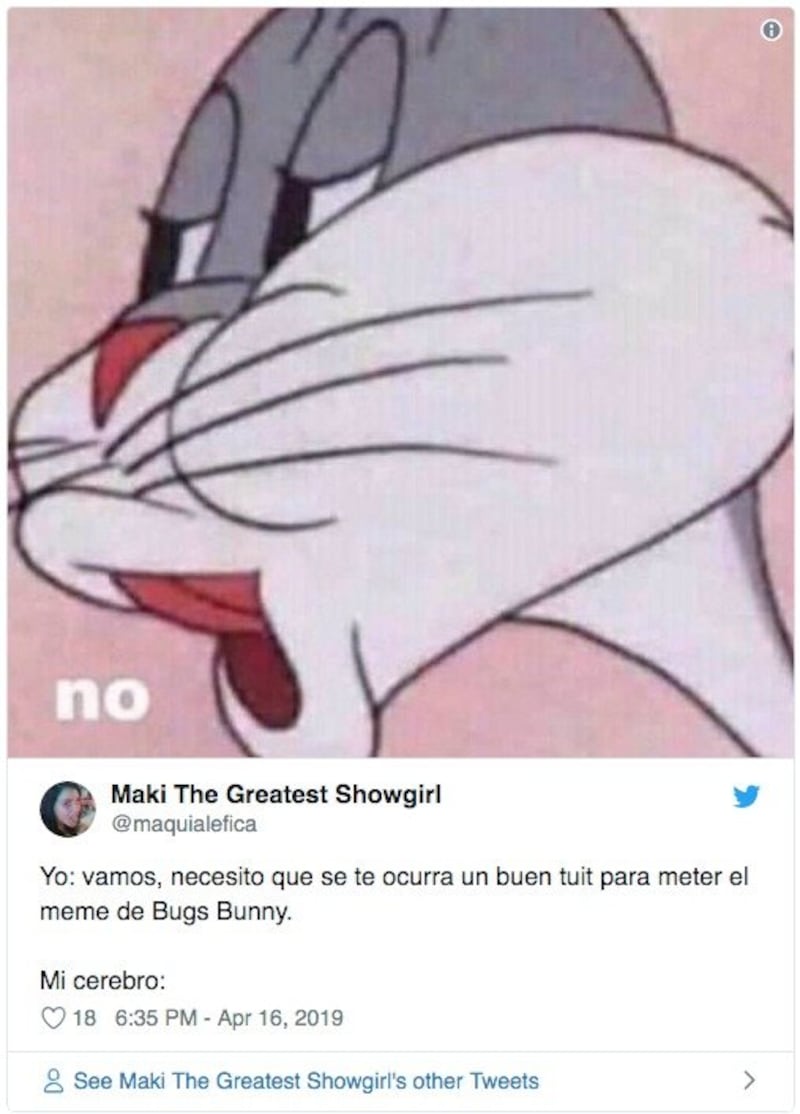 Este es el capítulo de los Looney Tunes del meme “No” de Bugs Bunny – Metro  Puerto Rico