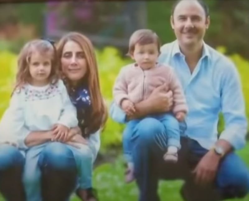 La hija de Talú Quintero junto a su familia