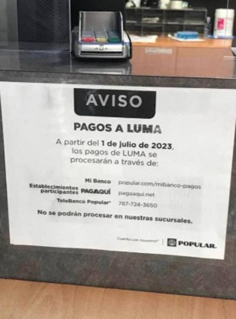 Aviso de Banco Popular