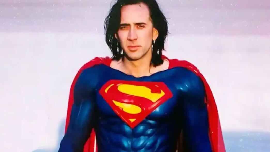 Nicolas Cage como Superman (Foto: Captura de pantalla)