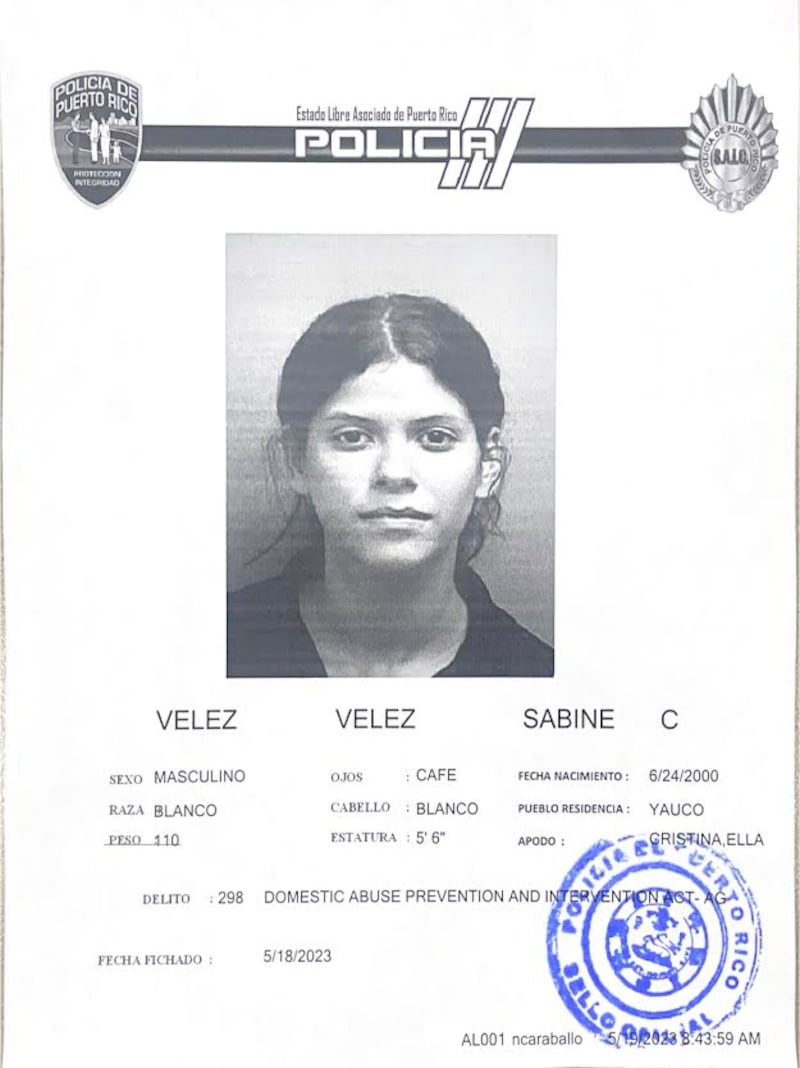 Sabine Vélez Vélez.