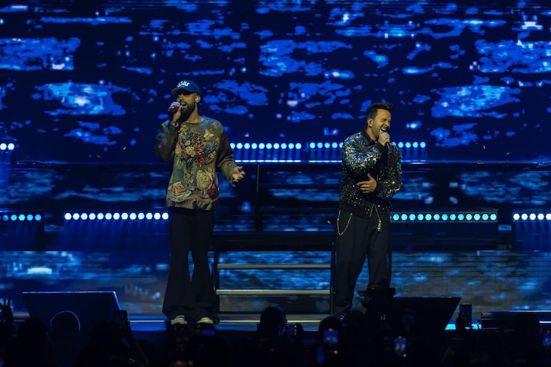 Concierto de Luis Fonsi en el Coliseo de Puerto Rico.