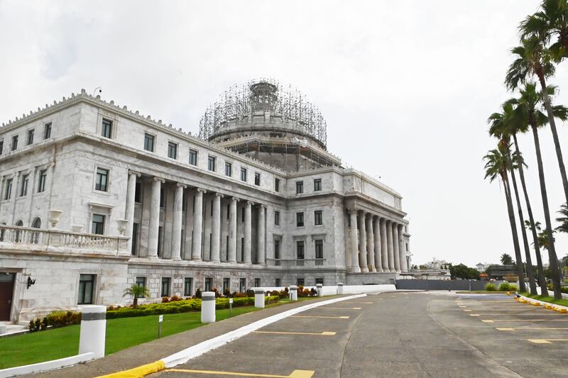 Arreglos a la cupula exterior del Capitolio