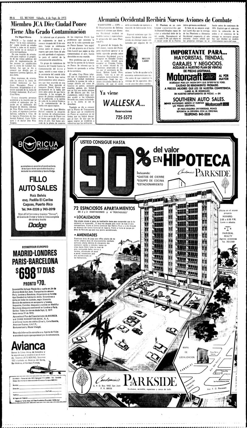 El mismo año en que iniciaron las operaciones en la fábrica de fertilizantes, 1957, residentes de la barriada Esperanza demandaron a la empresa originaria, González Chemical, por escapes de sustancias químicas.