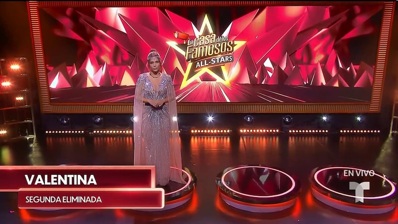 Valentina se convierte en la segunda eliminada de "La Casa de los Famosos: All Stars".