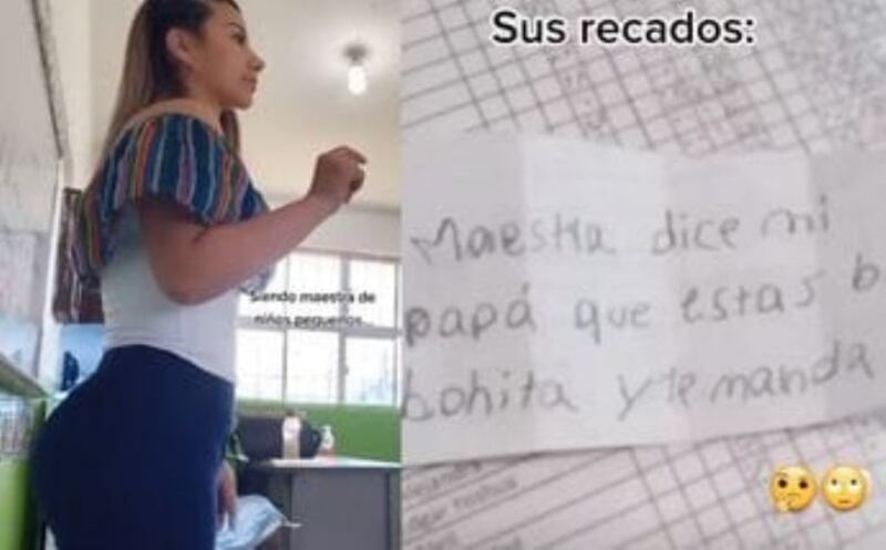 Maestra de primaria se hace viral por su belleza.