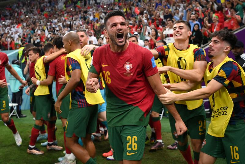 El triplete de Gonçalo Ramos proyectó a Portugal a un buen nivel de juego frente a Suiza