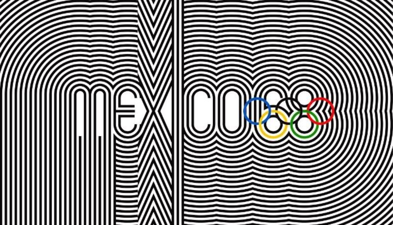 Logo de los Juegos Olímpicos de México 1968.